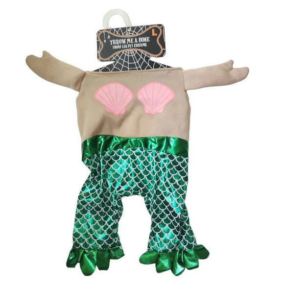 Throw Me A Bone Other - Throw Me A Bone Halloween Costume Size L Mermaid Dog Outfit